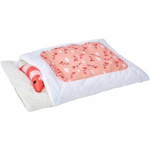 Petio Petio 寵物床墊 蓬鬆可手洗可枕睡袋床 日式棉被+龍蝦枕頭  貓犬用 正面圖