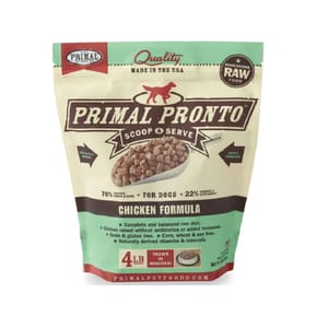 Primal Primal 狗糧 急凍鮮肉粒系列 雞肉配方 4lb 4lb 正面圖