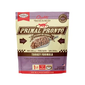 Primal Primal 貓糧 急凍鮮肉粒系列 火雞配方 1lb 1lb  正面圖
