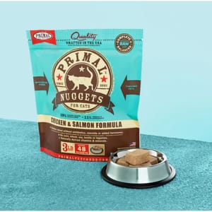 Primal Primal 貓糧 急凍鮮肉磚系列 雞肉及三文魚配方 3lb 3lb  正面圖