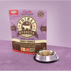 Primal Primal 貓糧 急凍鮮肉磚系列 火雞配方 3lb 3lb  正面圖