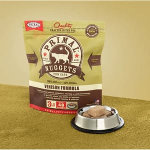 Primal Primal 貓糧 急凍鮮肉磚系列 鹿肉配方 3lb 3lb 正面圖