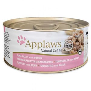Applaws Applaws 貓罐頭 天然優質吞拿魚及蝦 Tuna with Prawn 156g 156g 正面圖