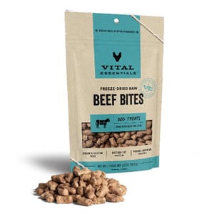 VITAL VITAL ESSENTIALS 凍乾狗小食 牛肉粒 2.5oz 5oz  正面圖