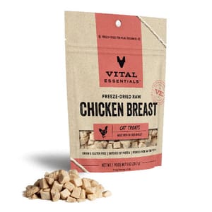 VITAL VITAL ESSENTIALS 凍乾貓零食 雞胸粒 1oz 1oz 正面圖