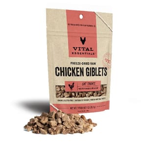 VITAL VITAL ESSENTIALS 凍乾貓零食 雞內臟粒 1oz 1oz 正面圖