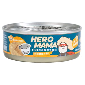 HeroMama HeroMama 貓主食罐 鮮肉溯源系列 金目鱸魚 80g 80g 正面圖