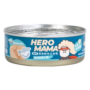 HeroMama HeroMama 貓主食罐 鮮肉溯源系列 虱目魚 80g 80g 正面圖