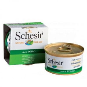 Schesir Schesir 啫喱貓罐頭 雞肉絲飯 85g 85g 正面圖