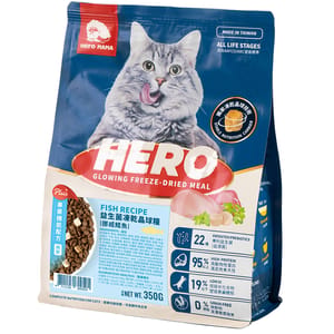 HeroMama HeroMama 貓糧 益生菌晶球糧 機能關節鱈魚 350gJS050 350g 正面圖