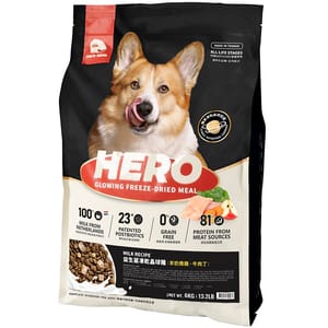 HeroMama HeroMama 狗糧 益生菌晶球糧 羊奶燉雞+牛肉丁 6kg 6kg 正面圖