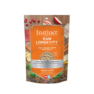 Instinct Instinct 貓糧 本能 貓糧 無穀物凍乾成貓生肉主食糧 牛肉+鱈魚 9.5oz 5oz  正面圖