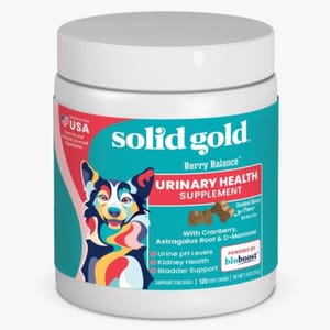 solidgold素力高 solidgold素力高 Berry Balance Chew 紅莓藍莓精華肉粒 120粒 120粒 犬用 正面圖