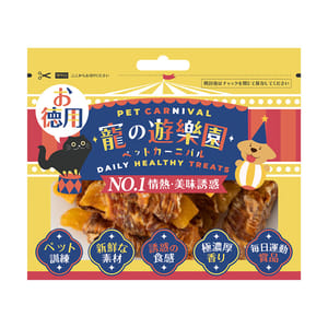 寵之遊樂園 寵之遊樂園 風乾狗零食 鴨肉繞甘薯 50g 50g 正面圖