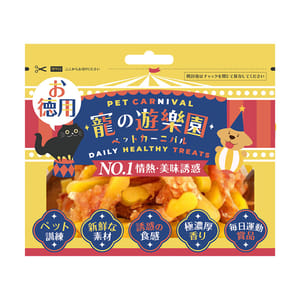 寵之遊樂園 寵之遊樂園 風乾狗零食 雞肉繞芝士 50g 50g 正面圖