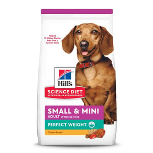 Hills Hills 狗糧 成犬 1-6 完美體態小型犬粒 12.5lb 5lb  正面圖