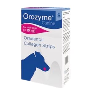 Orozyme Orozyme Collagen Strips 科盾狗用骨膠原潔牙條 小型犬 狗用 正面圖