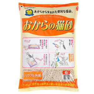 日本Hitachi 日本Hitachi 豆腐貓砂 橙色原味 6L 6L 正面圖