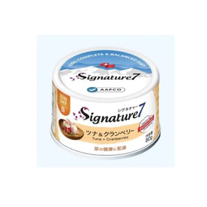 Signature7 Signature7 貓罐頭 營養肉醬罐罐 泌尿護理 吞拿魚+雞肉+蔓越莓 80g 80g  正面圖