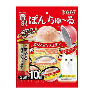 CIAO CIAO 貓零食 日本豪華啫喱 吞拿魚 35g 10個入 35g 正面圖