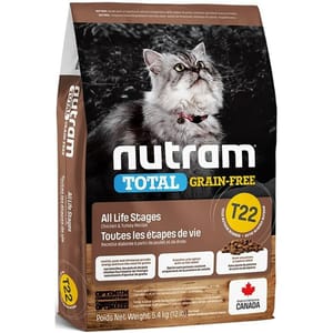 nutram紐頓 nutram紐頓 無薯無穀糧全貓糧 雞及火雞 Turkey & Chicken T22 2kg 2kg 正面圖