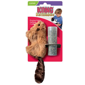 KONG KONG Refillable Catnip Beaver   正面圖