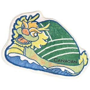 CANAGAN原之選 CANAGAN原之選 限量龍舟地毯 76cm X 50 cm 正面圖