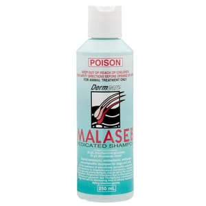 三條毛 三條毛 藥用沖涼液 Dermcare Malaseb Shampoo 250ml 250ml  正面圖