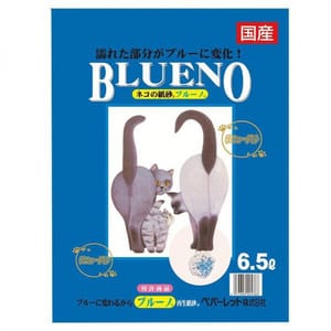 日本BLUENO變藍再生 日本BLUENO變藍再生 紙貓砂 原味 6.5L 5L  正面圖