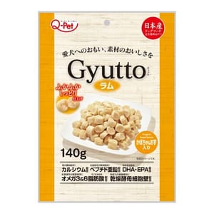 日本Q-Pet 日本Q-Pet 狗小食 羊肉+甜薯+南瓜粒 140g 140g 正面圖