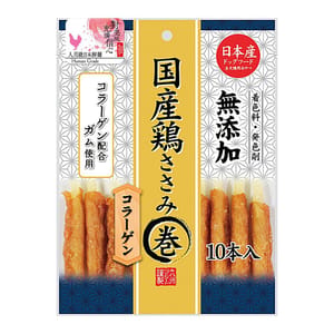 日本Q-Pet 日本Q-Pet 狗小食 愛情餐廳 雞肉骨膠元棒 10本 83g 83g 正面圖