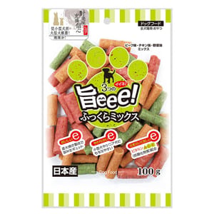 日本Q-Pet 日本Q-Pet 狗小食 旨味 雜菜+肉切條 100g 100g 正面圖