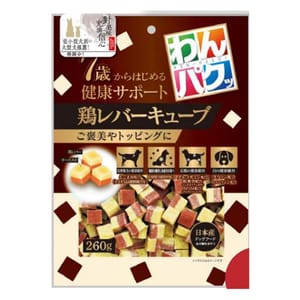 日本Q-Pet 日本Q-Pet 狗小食 WanPaku 關節/老犬肉粒 260g 260g 正面圖