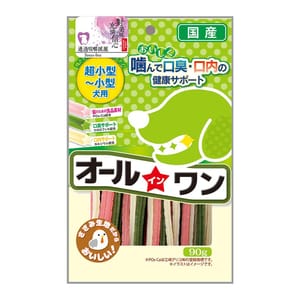 日本Q-Pet 日本Q-Pet 狗小食 Oral Wan 口腔清潔條 超小 小型犬用 90g 90g 犬用 正面圖