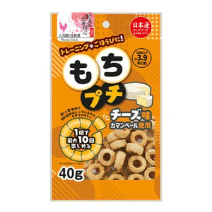 日本Q-Pet 日本Q-Pet 狗小食 芝士雞肉麻糬圈 40g 40g 正面圖