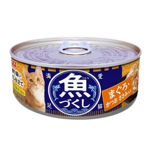 CIAO CIAO 貓罐頭 INABA 魚盛 吞拿魚+鰹魚+雞肉 60g 60g  正面圖