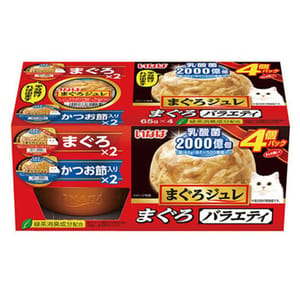 CIAO CIAO 貓罐頭 INABA 乳酸菌吞拿魚凍 吞拿魚 Party 65g×4 65g  正面圖