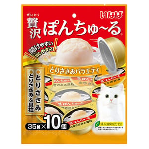 CIAO CIAO 貓零食 日本INABA超奴杯 雞肉Party 35g×10 35g  正面圖