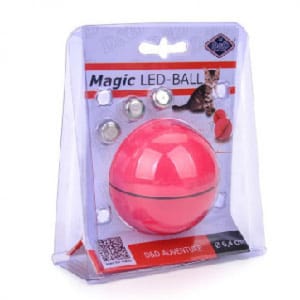 LED LED 閃光滾動發光球逗貓玩具   正面圖