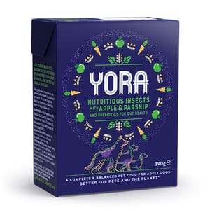 YORA YORA 狗濕糧 超級蛋白餐盒 蘋果醬防風草餐盒 390g 390g  正面圖
