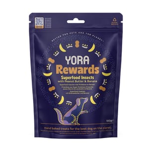 YORA YORA 夢想家營養犬小食 花生醬配香蕉 100g 100g 正面圖