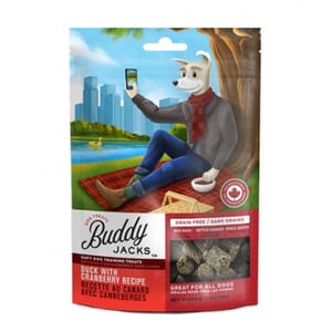 Buddy Buddy JACK'S 香軟狗小食 鴨肉蔓越莓 198g 198g 正面圖