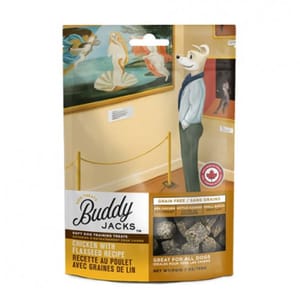 Buddy Buddy JACK'S 香軟狗小食 雞肉亞麻籽 56g 56g 正面圖