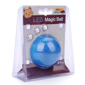 LED LED 貓玩具 閃光滾動發光球逗貓玩具 正面圖