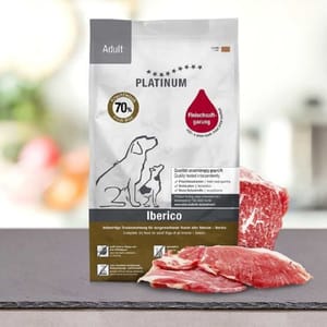 PLATINUM PLATINUM 狗糧 無穀物成犬配方 西班牙黑毛豬 1.5kg 5kg 正面圖