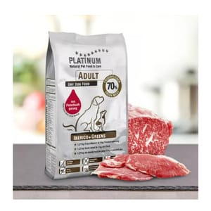 PLATINUM PLATINUM 狗糧 無穀物成犬配方 西班牙黑毛豬 5kg 5kg 正面圖