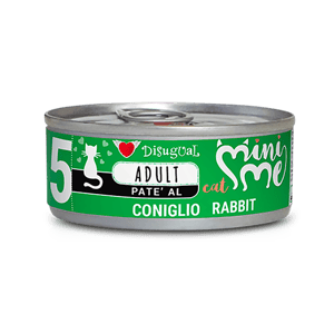 Disugual Disugual 意極鮮 貓罐頭 貓主食罐 MINI ME5 無穀物兔肉配方 85g  | 意大利製造 - 限時試食價 85g  正面圖