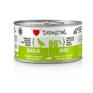 Disugual Disugual 意極鮮 狗罐頭 狗主食罐 96%極品鮮肉 單一蛋白配方 鵪鶉 150g | 意大利製造 150g 正面圖