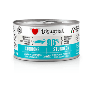 Disugual Disugual 意極鮮 狗罐頭 狗主食罐 96%極品鮮肉 單一蛋白配方 鱘魚 150g | 意大利製造 150g  正面圖