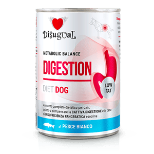 Disugual Disugual 意極鮮 處方糧 狗罐頭 高消化低脂配方 白魚 400g  | 意大利製造 400g  正面圖